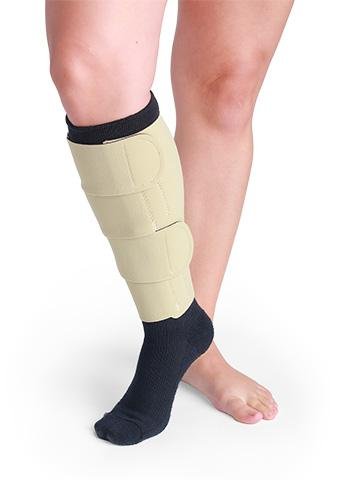 SIGVARIS COMPREFLEX LITE Below Knee Compression Socks 10-15 mmHg - Low Stretch, XLarge Beige - Ideal for Circulation Support, Travel & Recovery