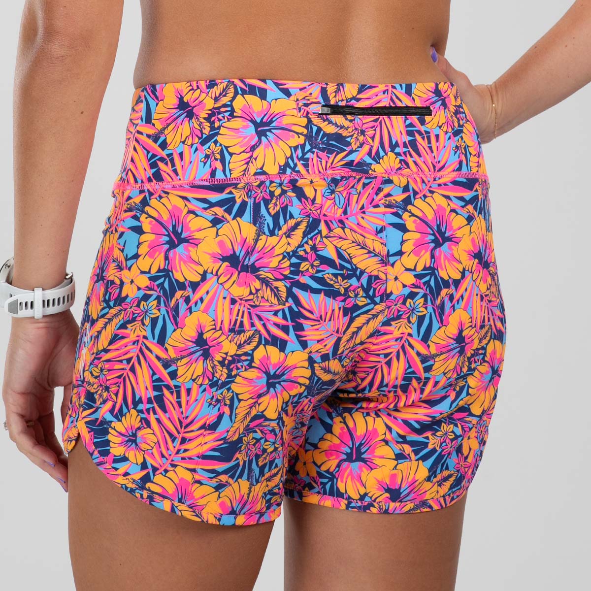 Women's Running Shorts - Limited Edition Club Aloha 6-Inch Inseam for Workouts & Yoga | Breathable Athletic Shorts for Women