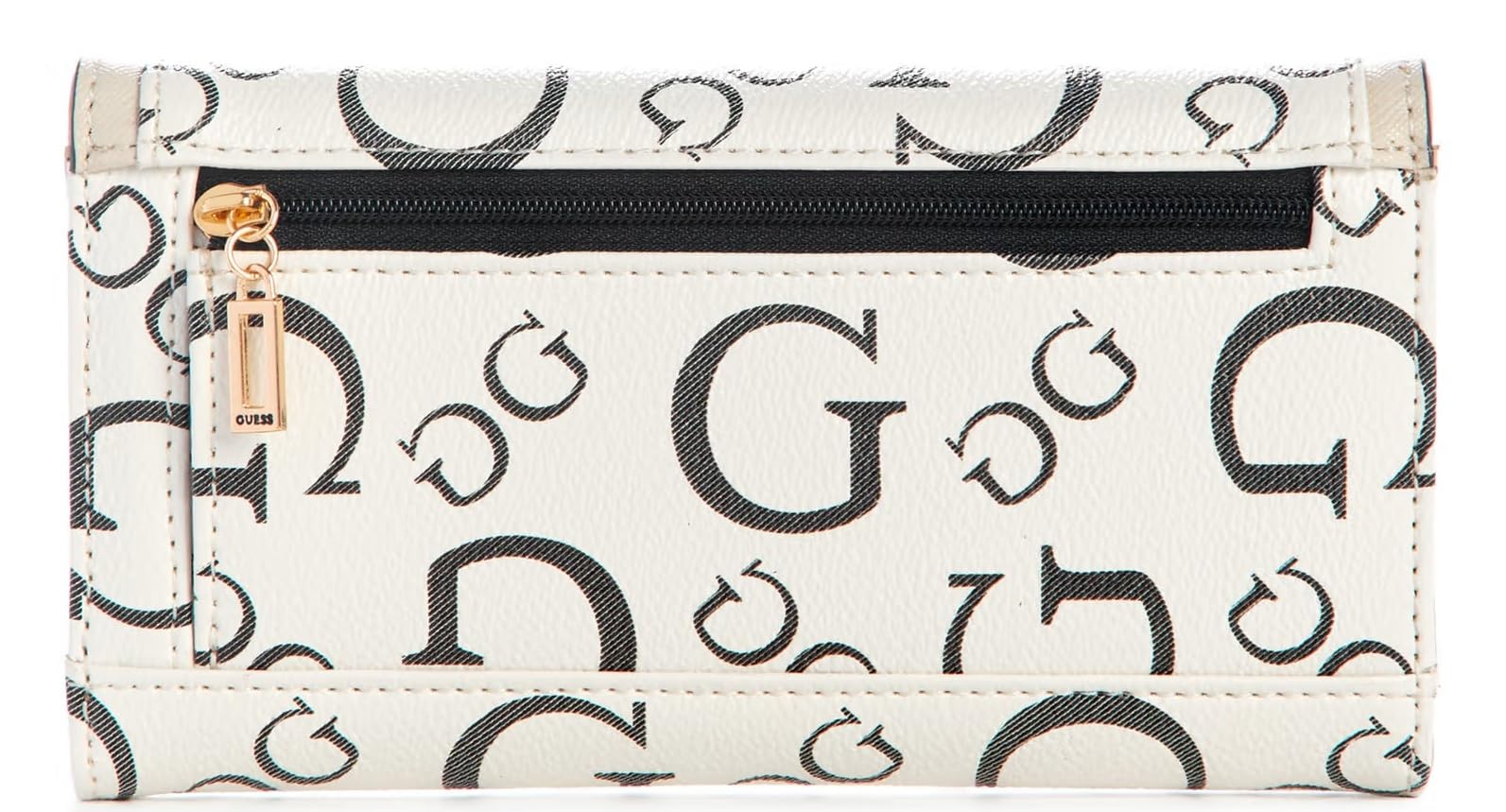 GUESS Factory Hartland Signature Print Slim Clutch Wallet for Women - Stylish RFID Blocking Card Holder & Phone Pocket - Perfect for Parties, Travel, and Everyday Use