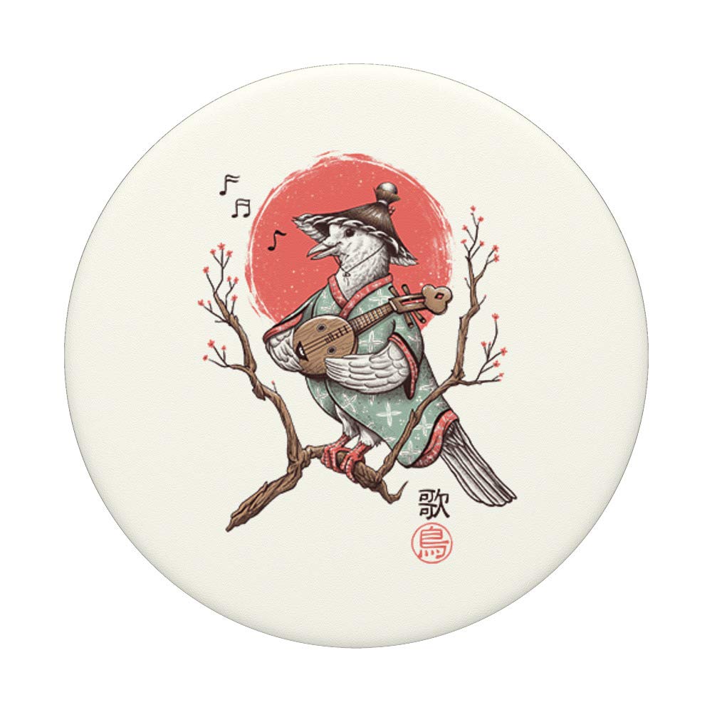 Song Bird PopSockets Grip and Stand for Phones & Tablets - Expandable Phone Holder with Secure Grip for iPhone, Samsung, iPad - Perfect for Selfies, Video Calls, and Hands-Free Viewing