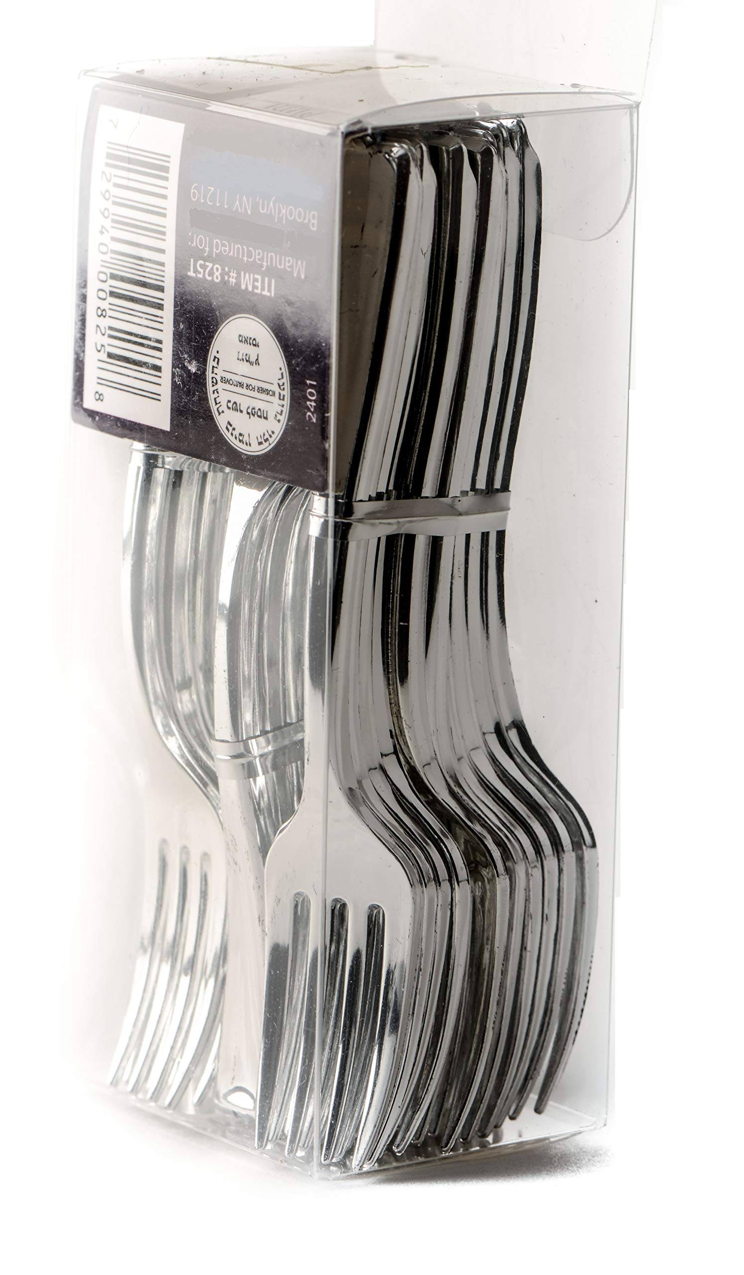 [720 Pack] 4 Inch Disposable Silver Plastic Mini Forks - Heavy Duty Tasting Forks for Sampling, Desserts, Appetizers - Perfect for Catering Events, Weddings, Parties & Picnics | EcoQuality