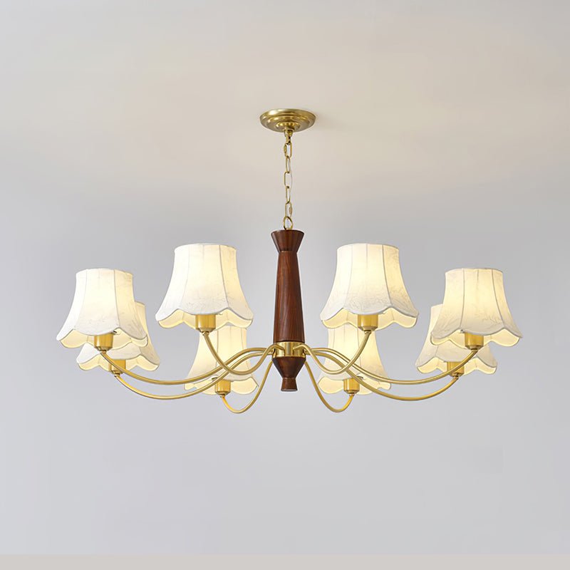 Walnut Wood & Brass