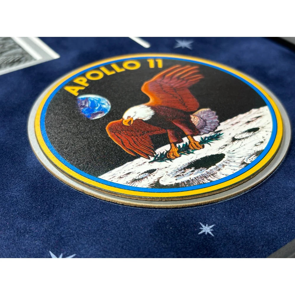 Buzz Aldrin Autographed Apollo 11 Moon Landing Framed Photo - JSA Certified NASA Signed Memorabilia - Perfect for Space Enthusiasts & Home Office Decor