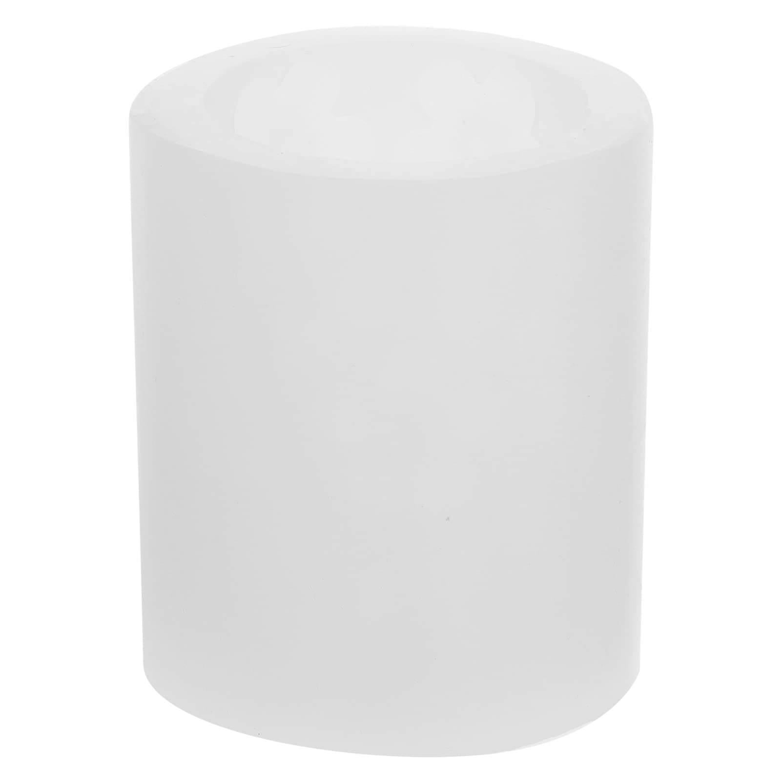 EXCEART Silicone Candle Mold - Embossed Cylinder Candle Making Mold for DIY Candles, Cylindrical Candle Casting Molds for Home Decor, Gifts & Aromatherapy (Plum Design)