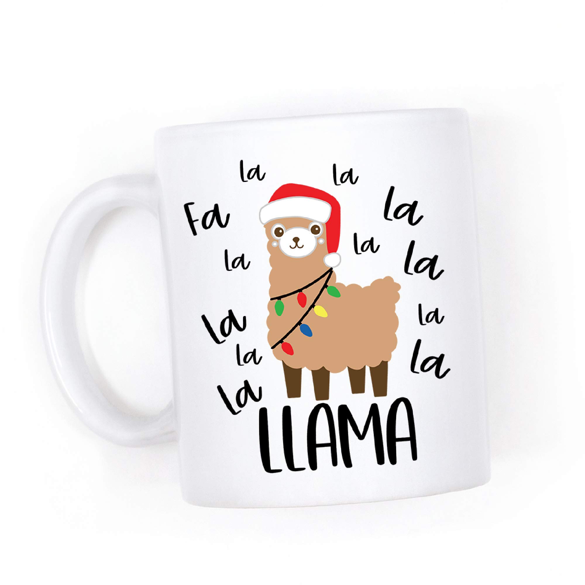 Funny Llama Christmas Coffee Mug - Adult Humor Gift for Coffee Lovers - Perfect for Holiday Gifts, Office Humor & Christmas Party Decor