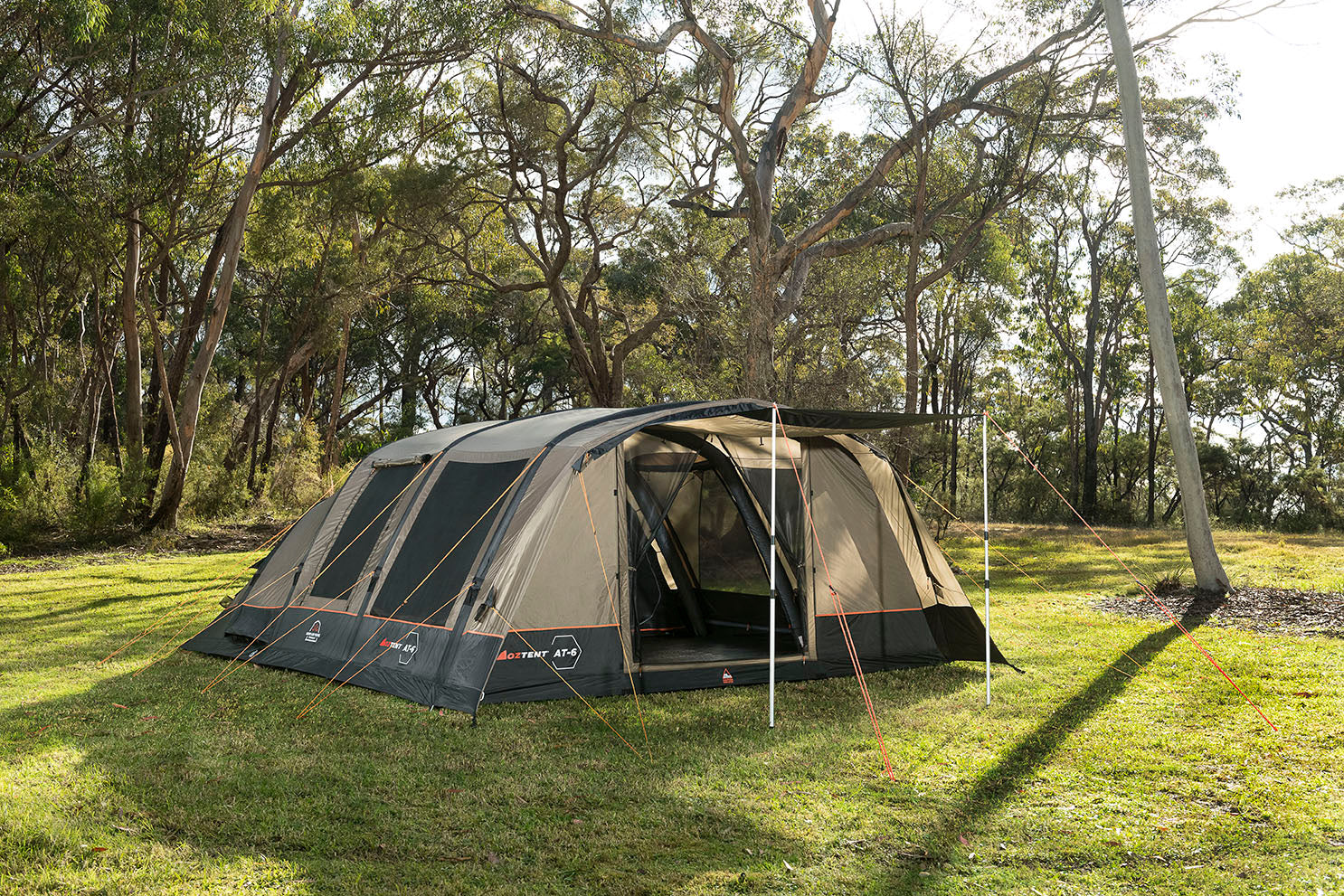 Oztent Air Tent 6 - Premium Inflatable Camping Tent for 6 Persons | Fast Setup, Durable & Weatherproof | Perfect for Family Camping, Hiking & Outdoor Adventures