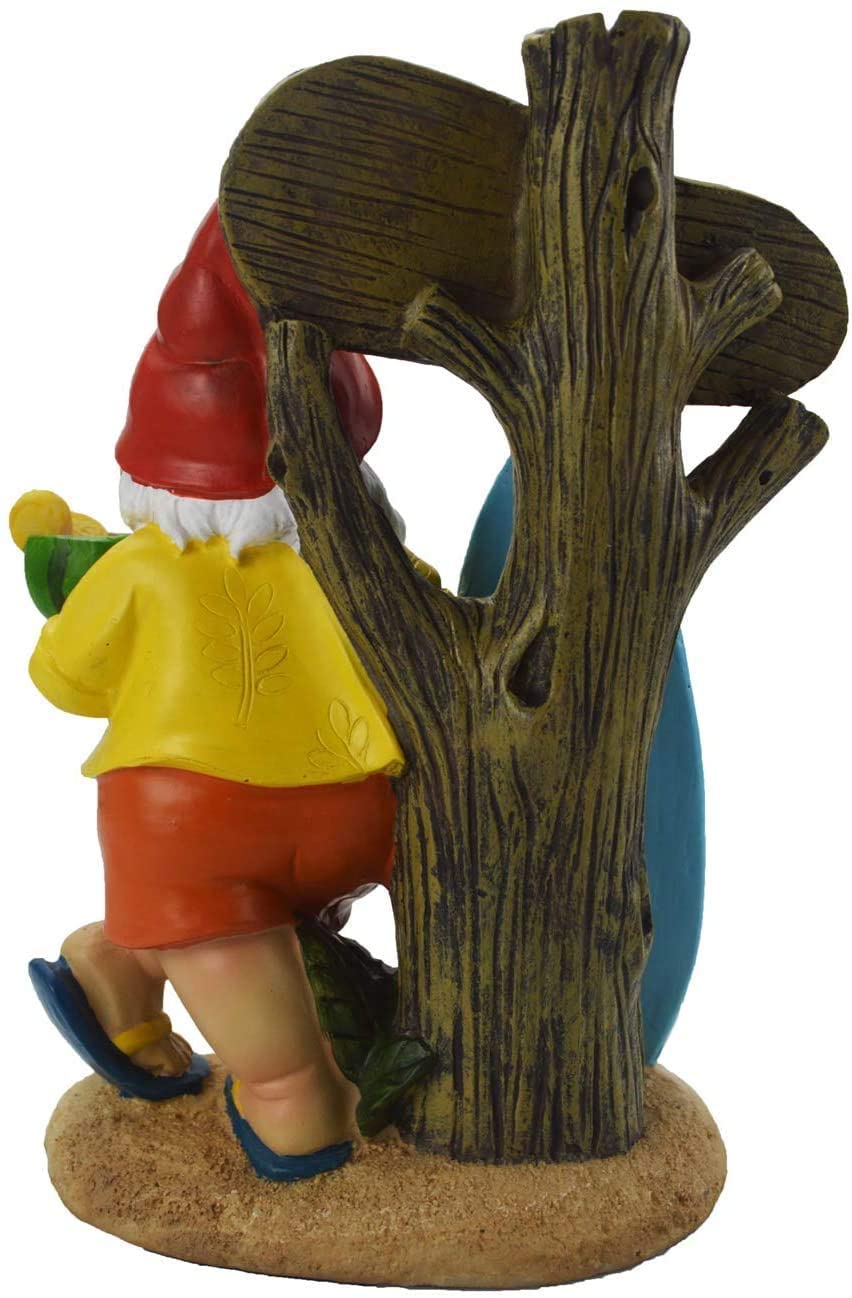 Tropical Party Gnome Statue - Perfect Gift for Christmas & Birthdays - Garden Decor