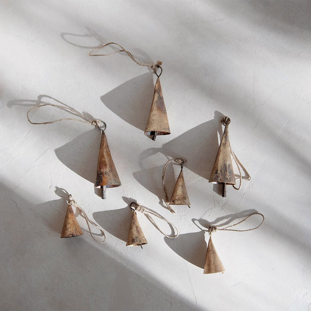 Mini Christmas Tree Bell Ornament - Handmade Holiday Decor for Xmas Tree, Home, Party & Gift Giving | Perfect for Festive Decorations, DIY Crafts & Holiday Celebrations