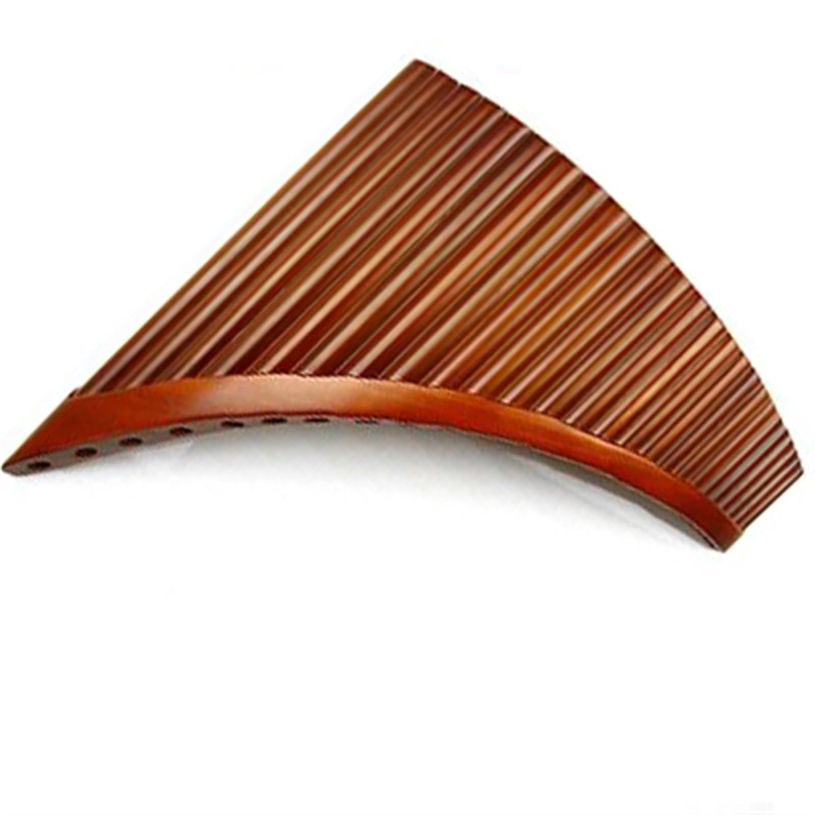 Handmade Pan Flute, 25-Pipe Wooden Wind Instrument, Traditional Chinese Musical Instrument, Professional Panpipe (Right Color) - Perfect for Folk Music, Meditation, and Cultural Performances
