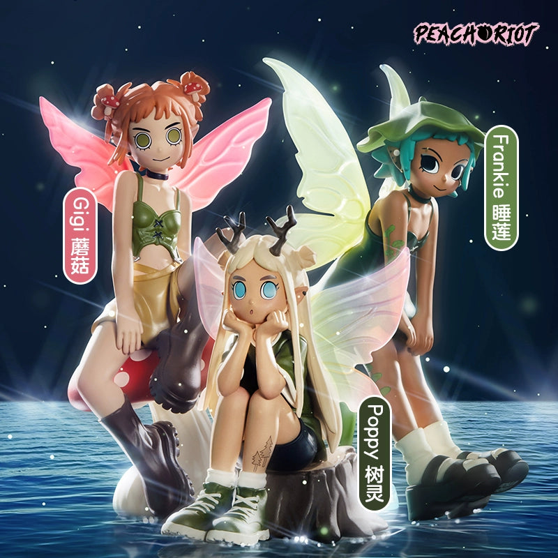 PEACH RIOT Punk Fairy Series Blind Box - Collectible Anime Figures for Gifts, Display & Decoration - Perfect for Fans, Cosplay & Home Decor
