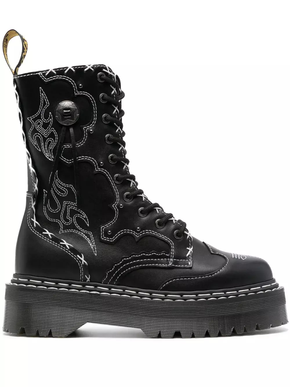 Dr. Martens Jadon Hi Gothic Platform Boots - Punk Style Leather Boots for Women & Men | Perfect for Concerts, Festivals & Edgy Streetwear Outfits