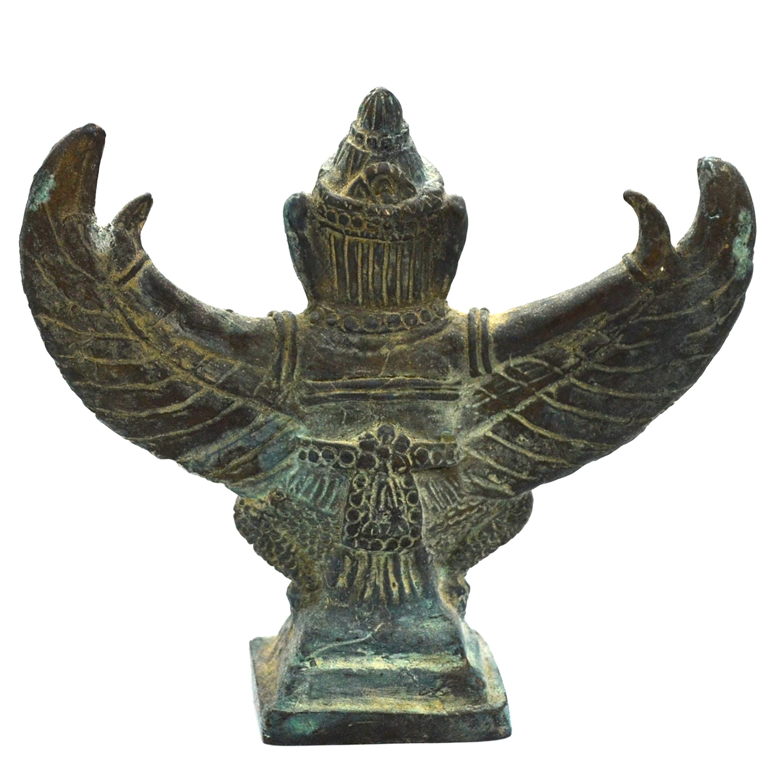 Powerful Thai Amulet Pendant - Phaya Krut Yant Garuda Fetish Jewelry for Luck, Strength & Honor | Spiritual Protection Talisman for Business Success, Daily Wear & Meditation