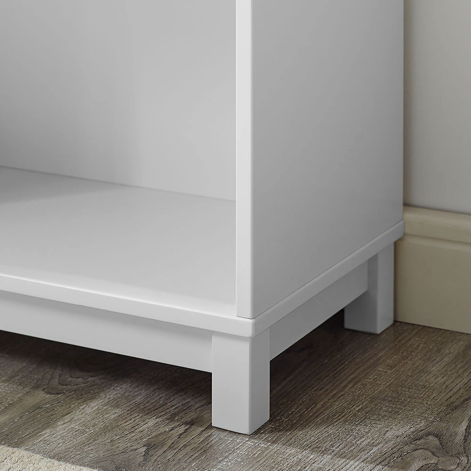 Jack & Jill Kids Home Bookcase - White Wooden Bookshelf for Children's Room, Nursery, Playroom - Perfect for Organizing Books, Toys, and Decor