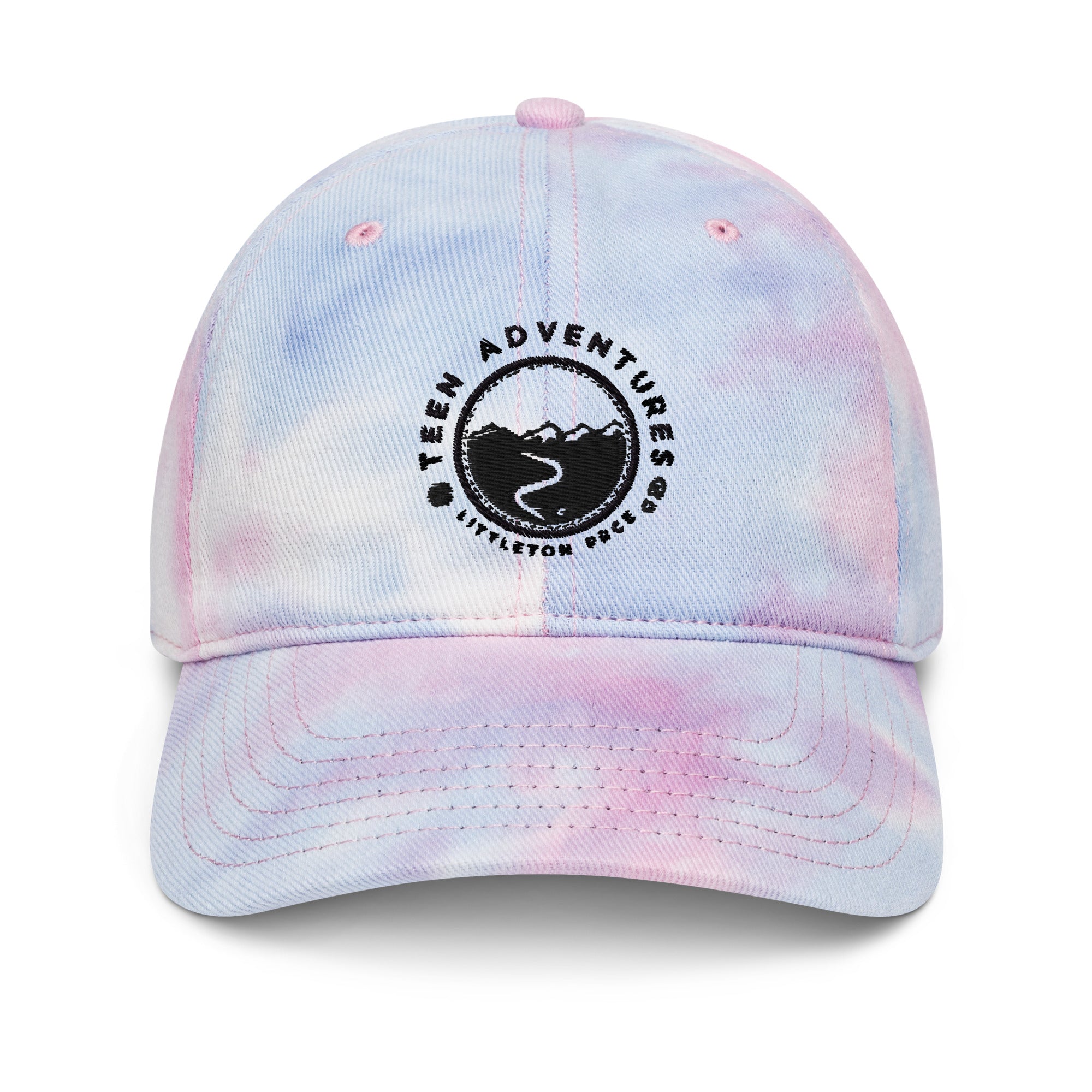 Littleton Tie Dye Baseball Cap for Teens - Stylish & Colorful Unisex Hat for Outdoor Adventures, Music Festivals & Summer Activities