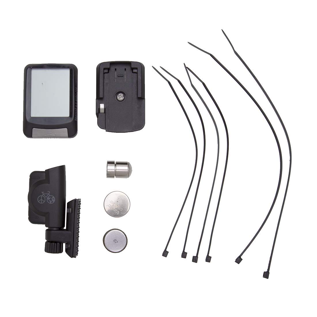 Planet Bike Protegé 9.0 Wireless Bike Computer - Black | Cycling Speedometer & Odometer for Road & Mountain Bikes | Track Speed, Distance & Ride Time