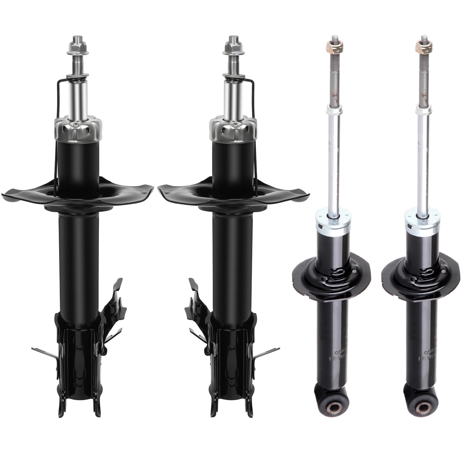 ECCPP 4-Piece Shock Absorber Set for 2002-2006 Nissan Sentra - Front & Rear Struts Replacement (Part Numbers 333310, 333311, 341279) - Improves Ride Comfort & Handling on Rough Roads