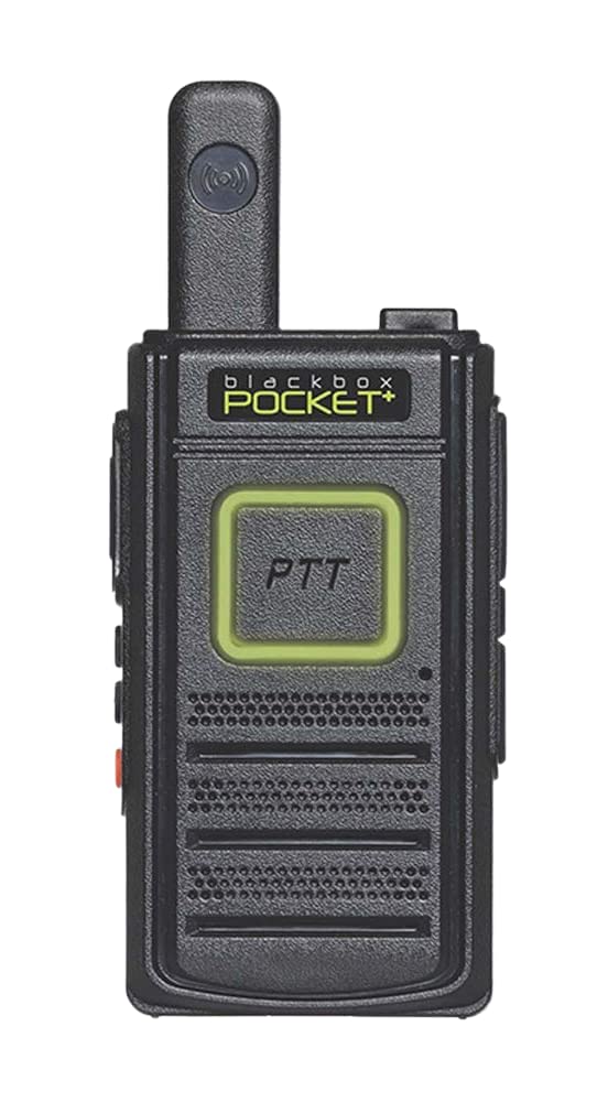 Klein Electronics Blackbox-PocketPlus Compact 2-Way Radio - 16 Channel UHF Walkie Talkie (400-470MHz) with 1.5W Output, 0.5