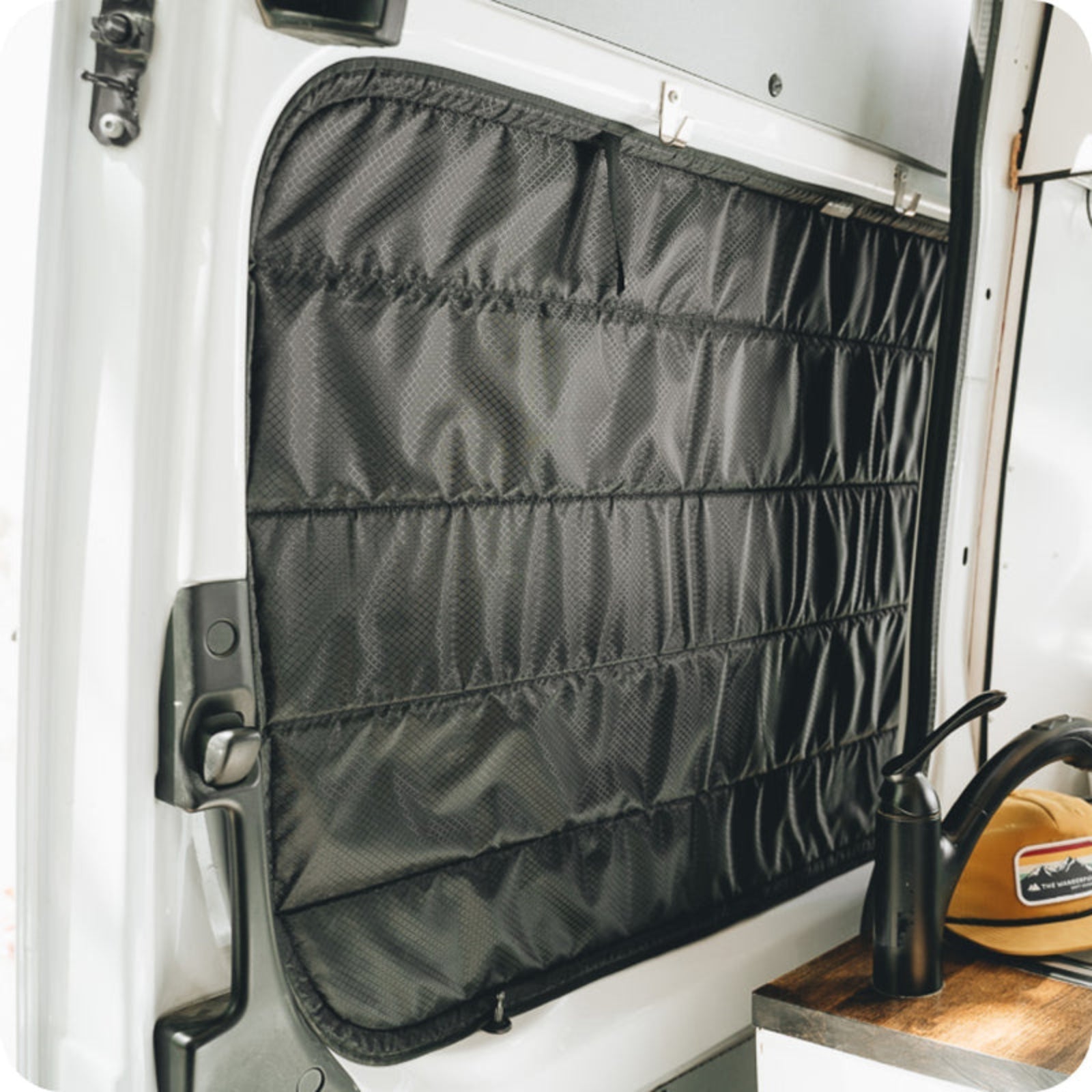 Promaster Full 8 Piece Window Cover Set - Blackout Shades for Van, RV & Camper - Privacy & UV Protection for Travel & Camping
