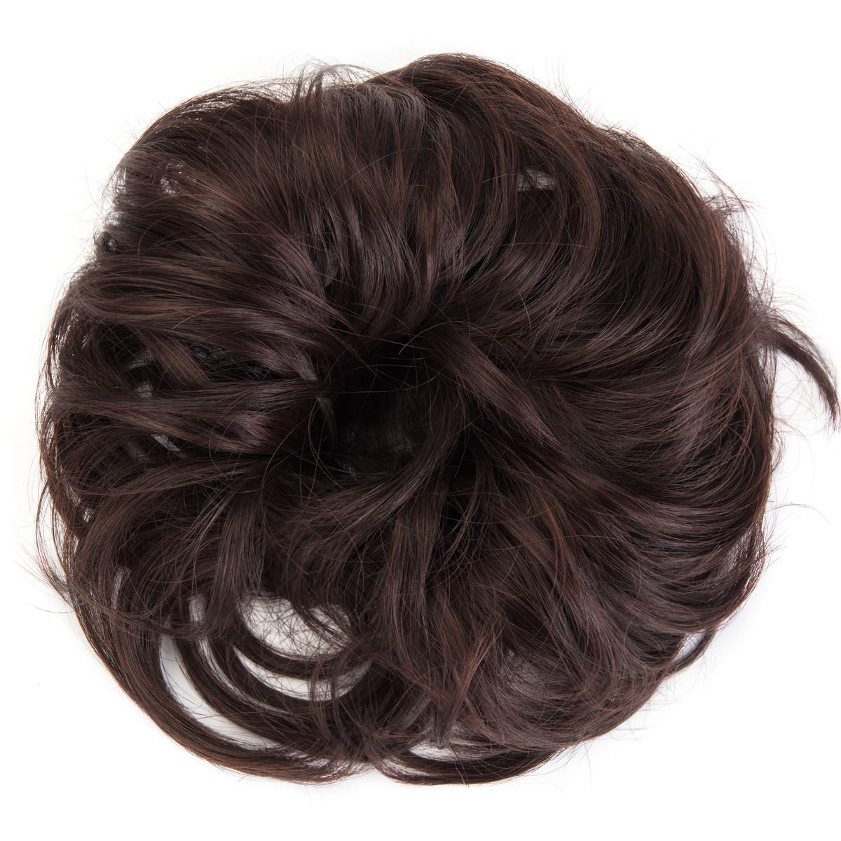 Messy Hair Bun Extensions for Women - Clip-in Chignon Hairpiece with Scrunchies for Updo Hairstyles | Perfect for Weddings, Parties & Everyday Wear