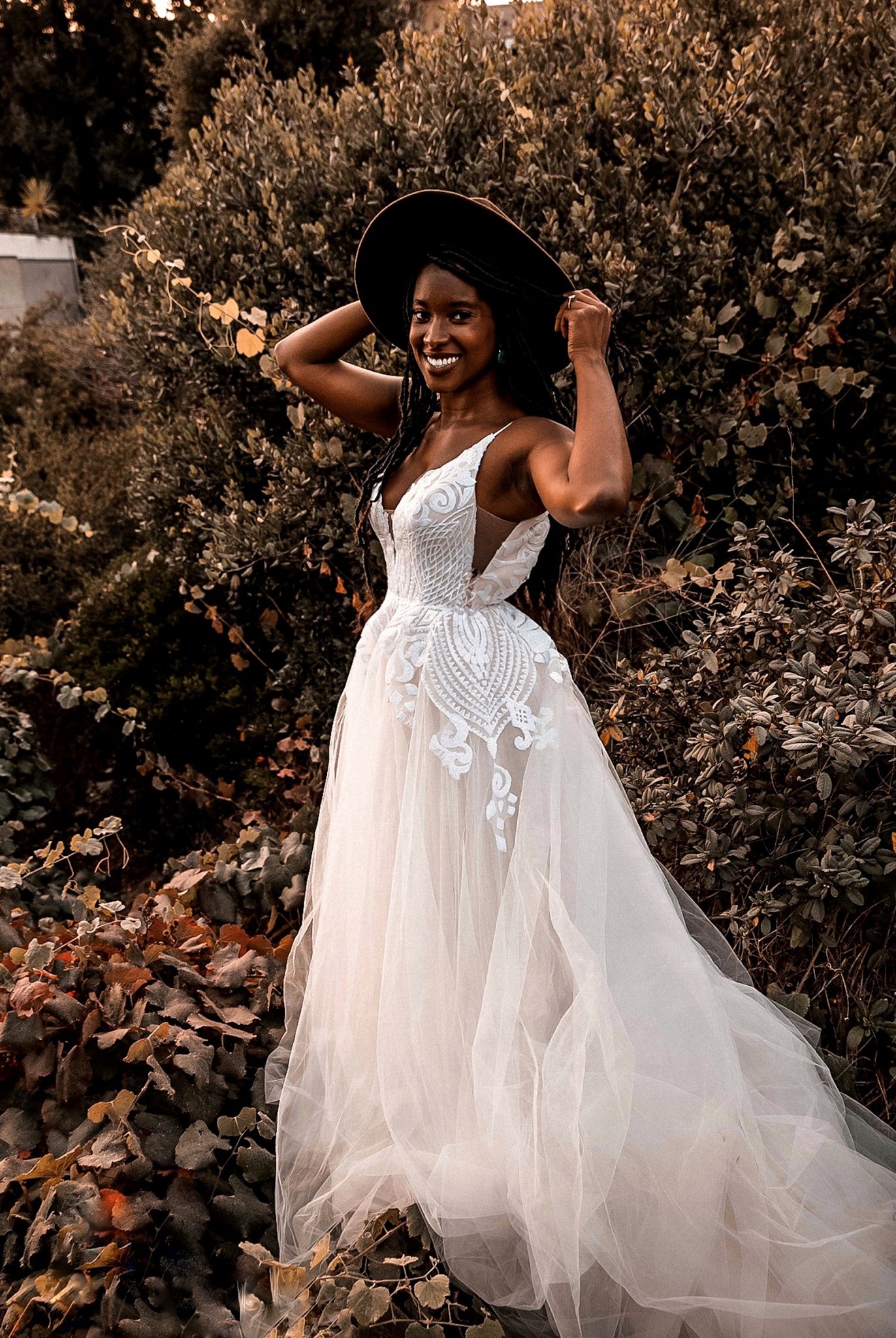 BHLDN Hayley Paige Topanga Gown - Elegant Lace Wedding Dress for Brides | Perfect for Beach, Garden & Formal Weddings