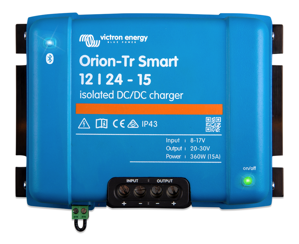 Orion Smart 12V/24V 15A 360W Isolated DC-DC Battery Charger - Perfect for RVs, Boats, and Off-Grid Solar Power Systems
