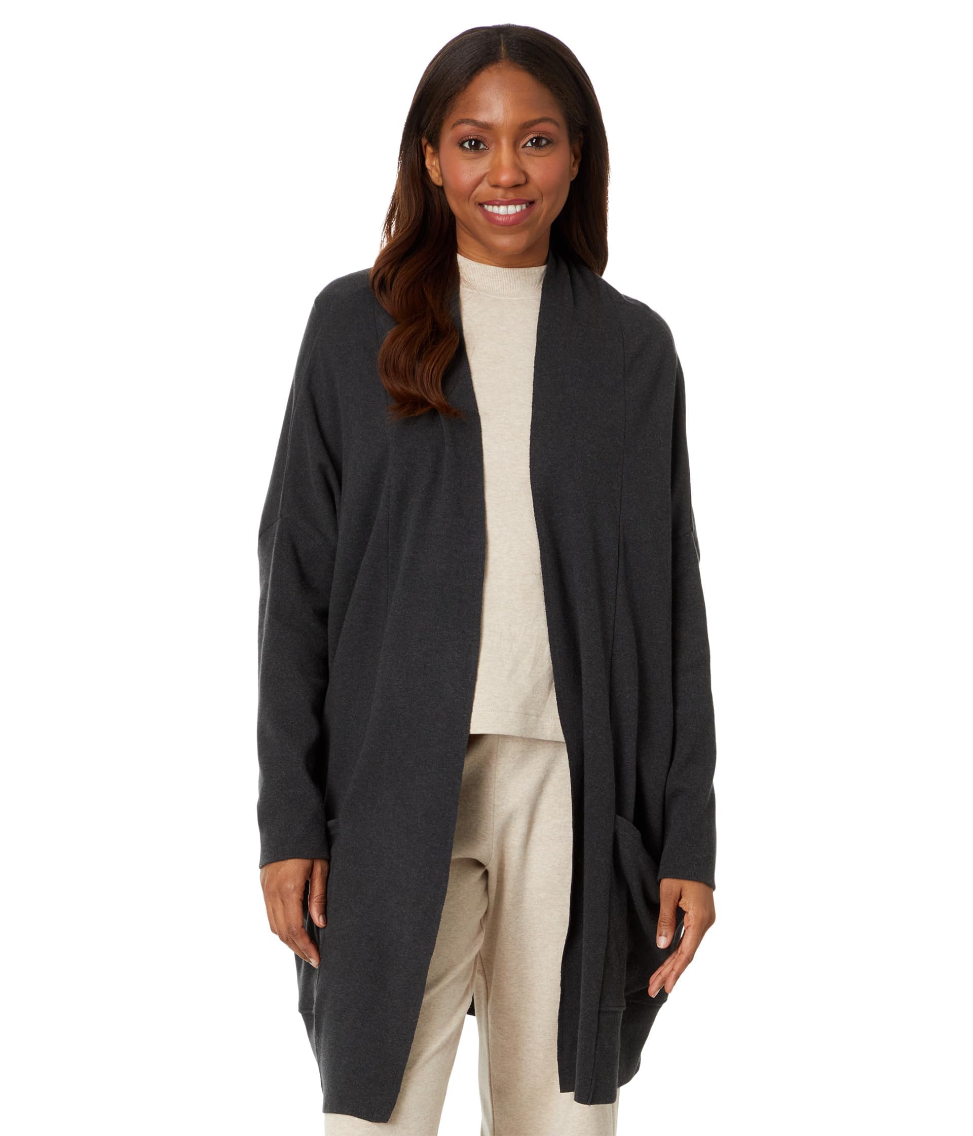 Pact Women's Airplane Cardigan - Soft & Lightweight Travel Sweater for Women | Perfect for Flights, Office & Casual Wear