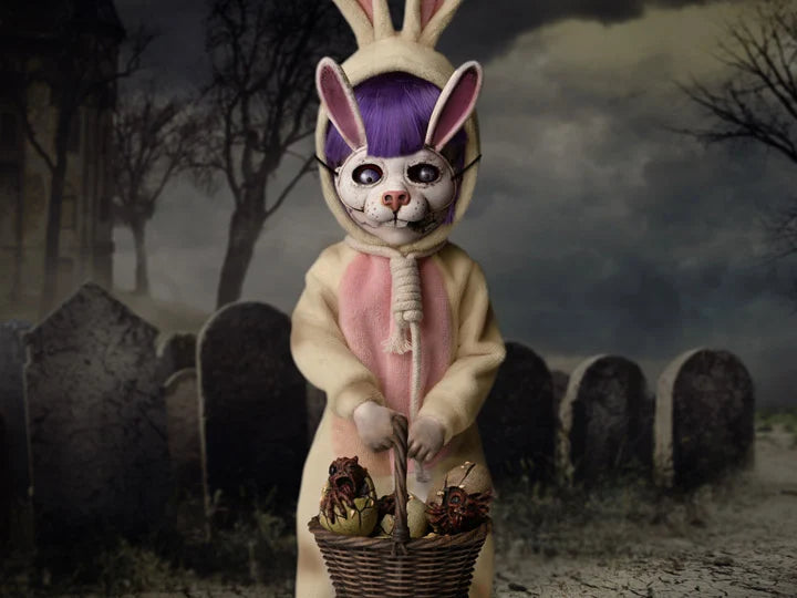 Living Dead Dolls Eggzorcist - Spooky Collectible Horror Doll for Halloween Decor & Gift Giving