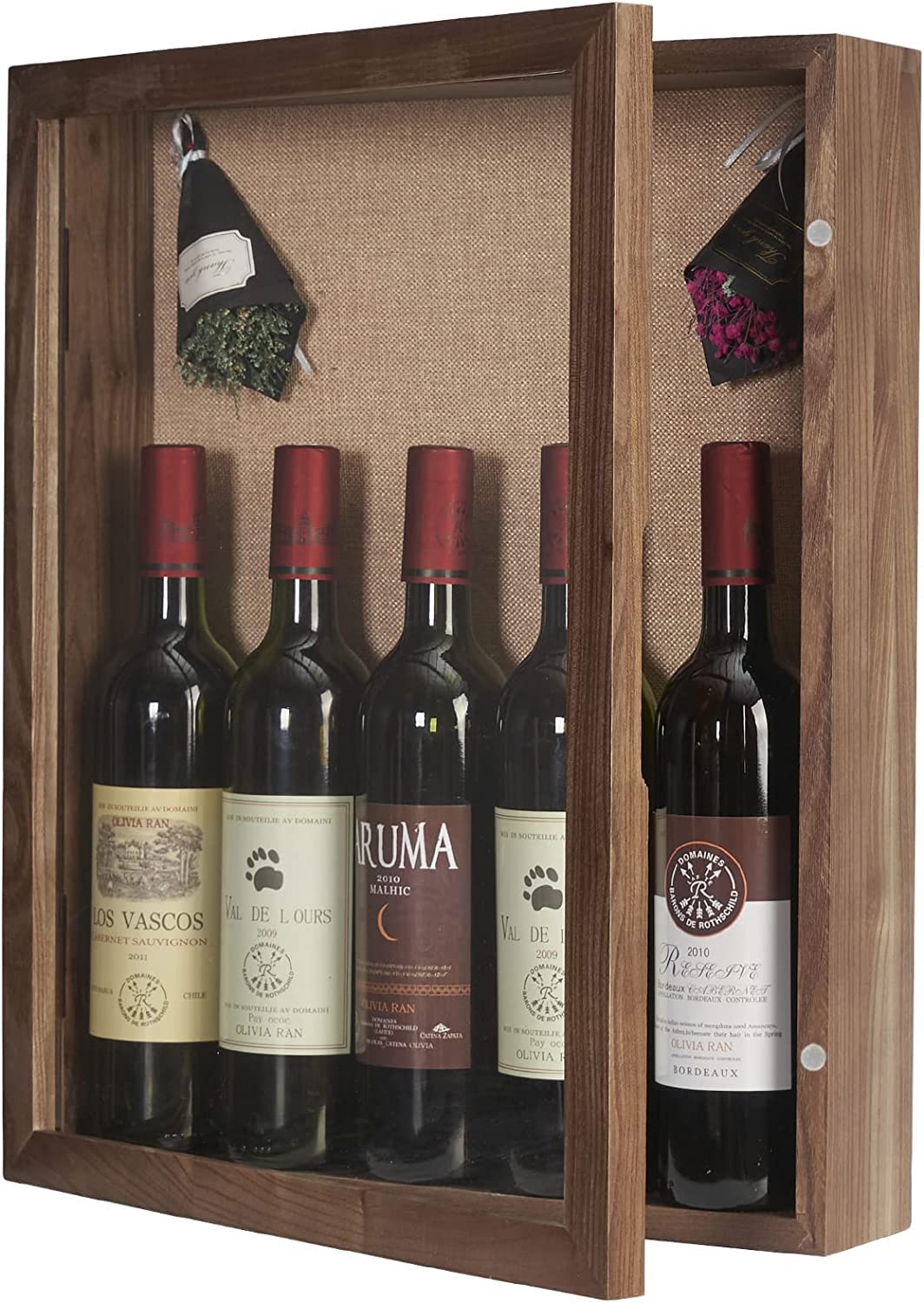 16x20 Extra Large Shadow Box Frame with Hinged Door - Deep Display Case for Wedding Bouquets, Baseball Jerseys, Memorabilia & Keepsakes - Premium Walnut Wood - Perfect for Home Decor, Gift Giving & Memory Preservation