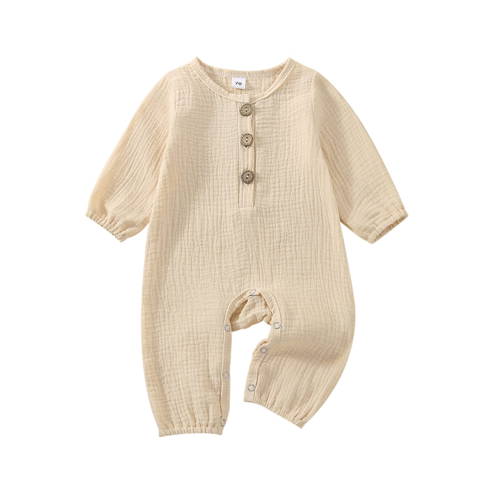 Newborn Baby Boy Girl Romper - Soft Ribbed Onesie Bodysuit Jumpsuit Outfits for Infants | Perfect for Daily Wear, Photo Shoots & Special Occasions