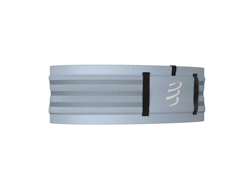 Compressport Unisex Free Belt Pro Running Waist Pack - Lightweight & Breathable for Jogging, Hiking & Outdoor Sports (Trade Wind/White, Model: CU00011B_106)