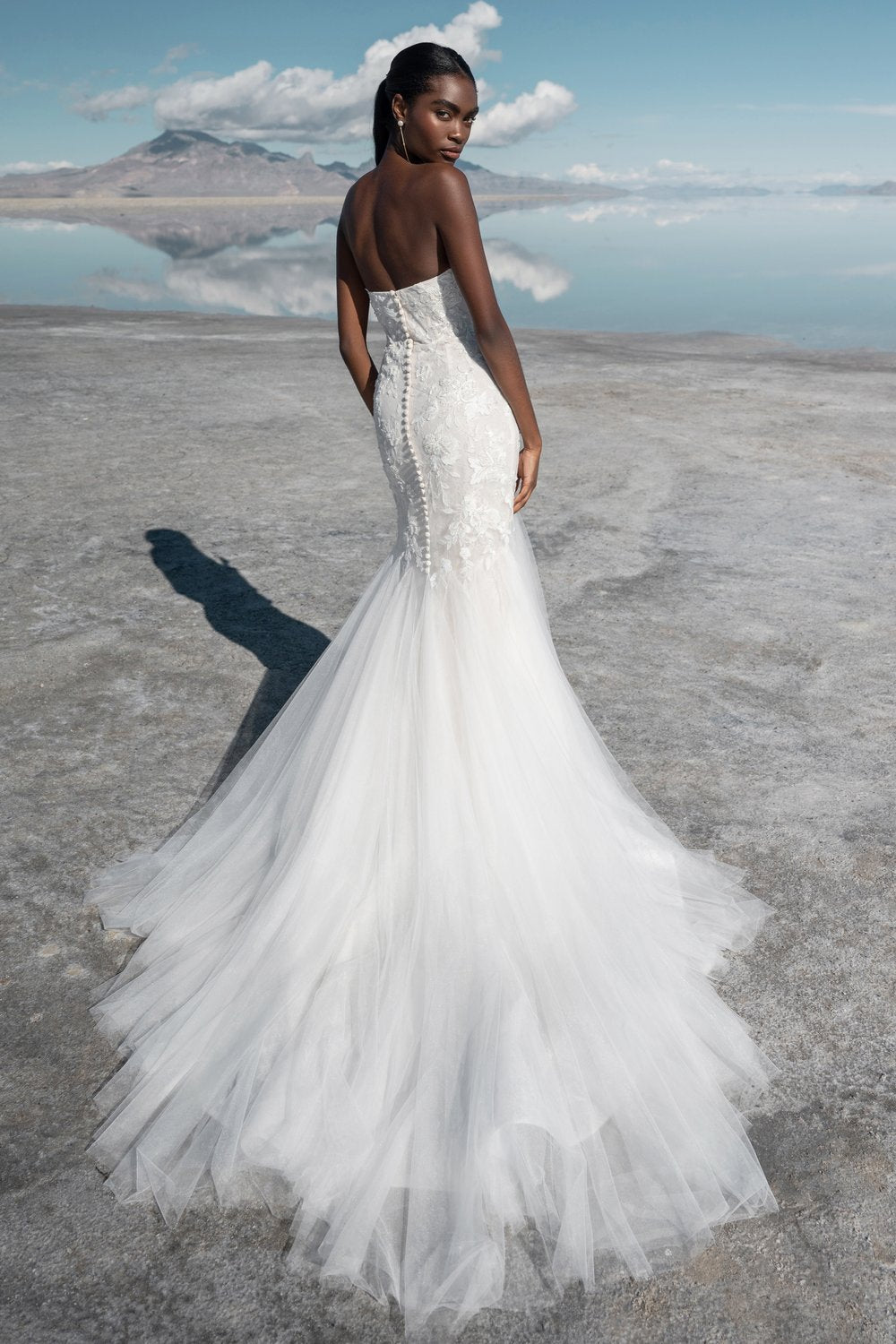 Jenny Yoo Adrienne Wedding Gown - Elegant Lace Bridal Dress for Bride, Perfect for Church Ceremony & Formal Reception