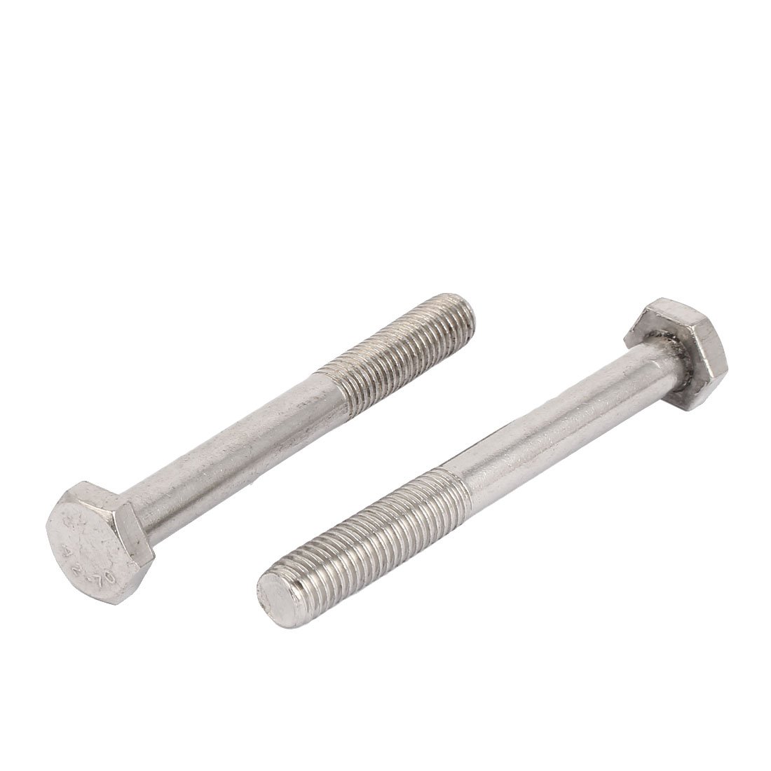 M12 Stainless Steel Hex Head Bolts 100mm (5PCS) - for Machinery & Construction