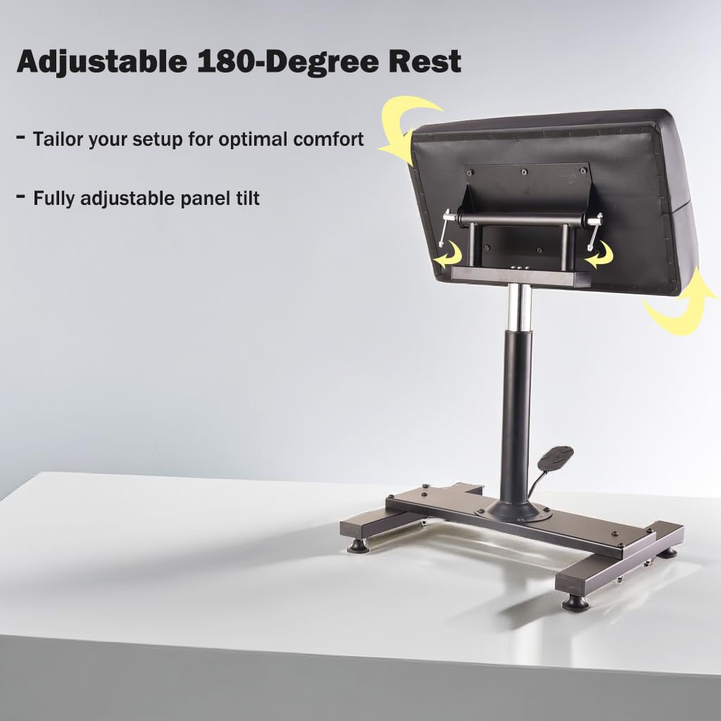 Adjustable Hydraulic Tattoo Armrest Stand with Legrest - Professional Oversized Tattoo Equipment for Artists | Perfect for Tattoo Studios and Home Use