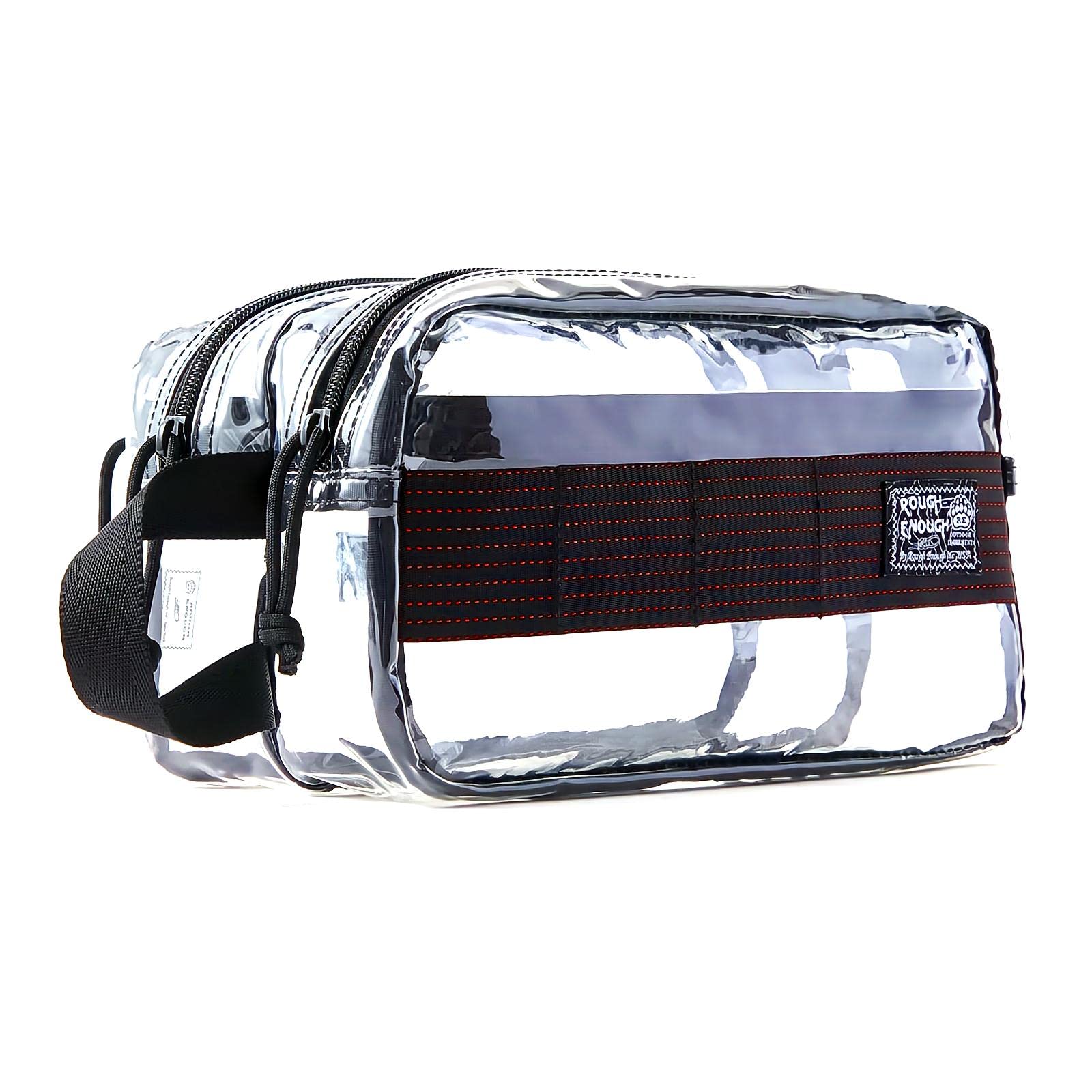 Clear Travel Toiletry Bag for Men & Women - Waterproof Shaving & Hygiene Dopp Kit with Multiple Pockets - Perfect for Airplane Carry-on, Gym Essentials & Weekend Getaways