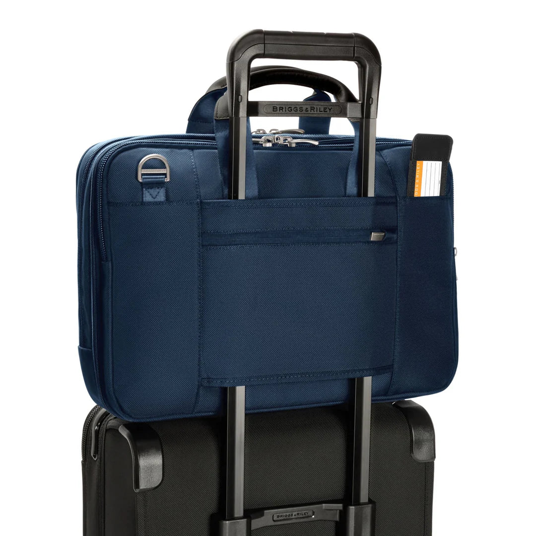 Briggs & Riley Medium Expandable Carry-On Luggage - Durable Business Travel Bag with USB Port for Laptop & Work Essentials | Perfect for Airplane & Commuter Use