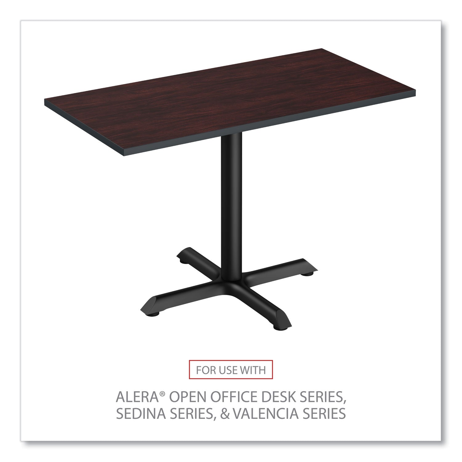 Alera Hospitality Series Single Column Base - 27.5