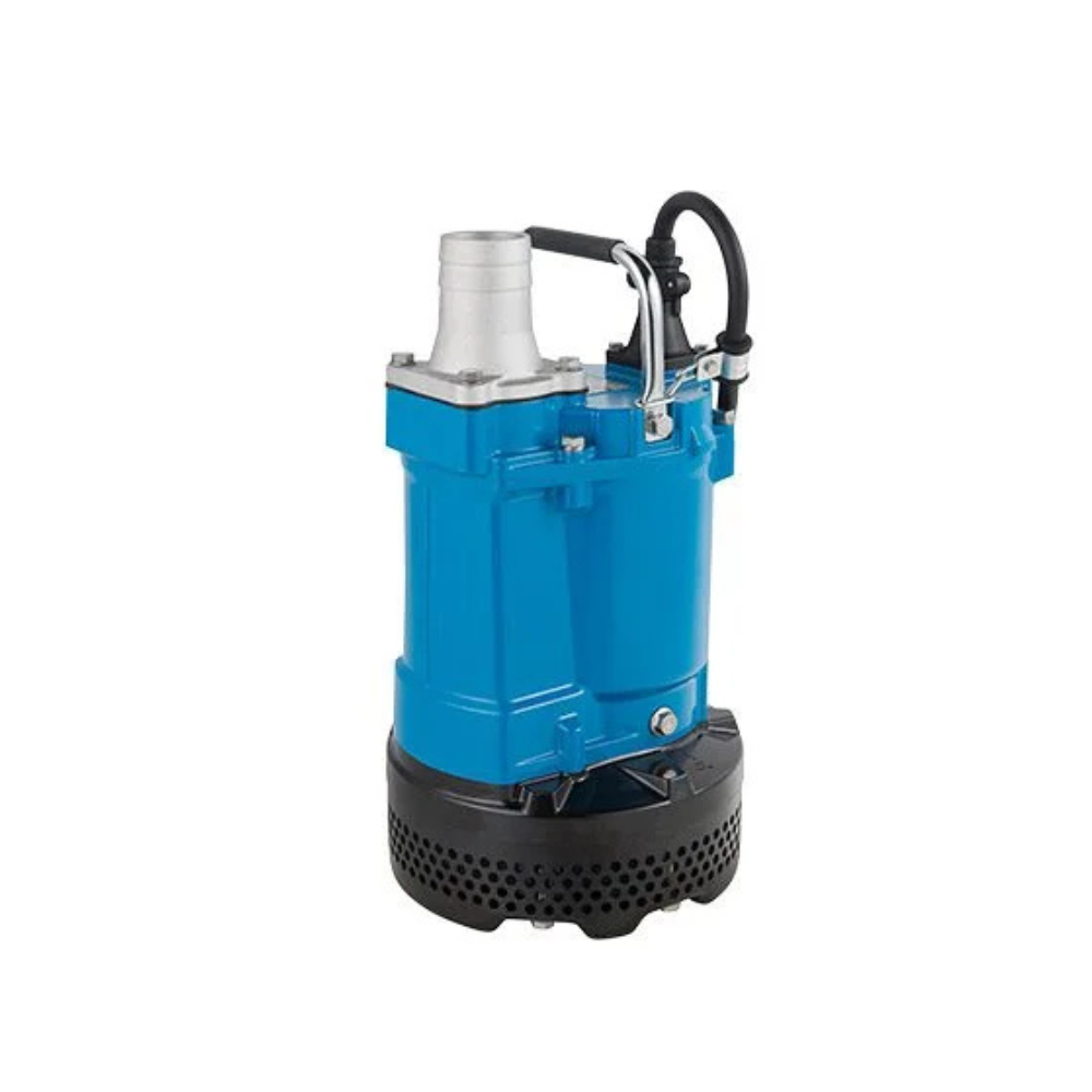 Tsurumi KTV Series Submersible Portable Drainage Pump - 3 Phase Industrial Water Pump for Construction, Basement, Pool & Flood Control