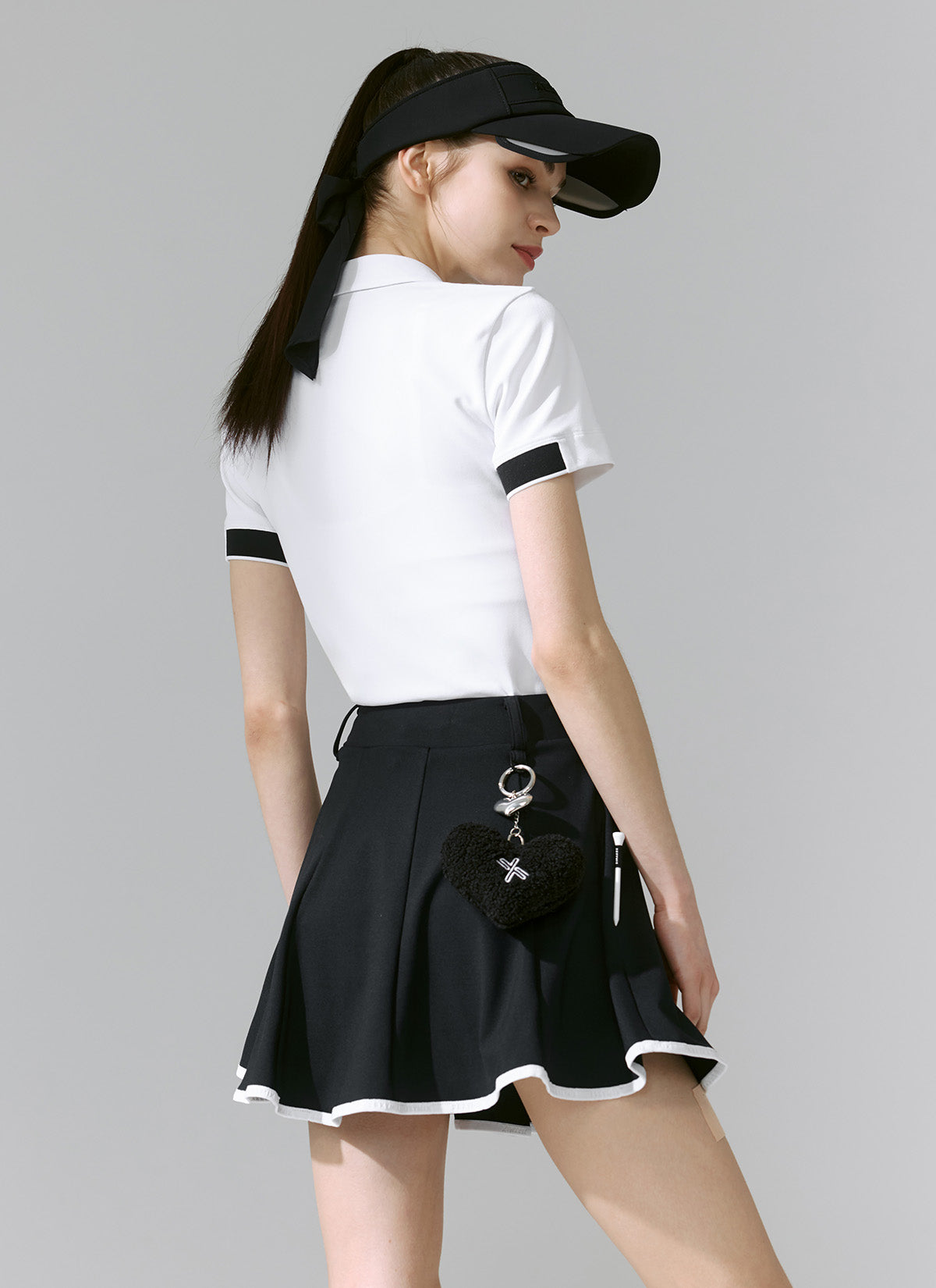 Stylish Line Trim Flared Skirt for Women - Elegant A-Line Midi Skirt with Flowy Hem | Perfect for Office, Party & Casual Wear