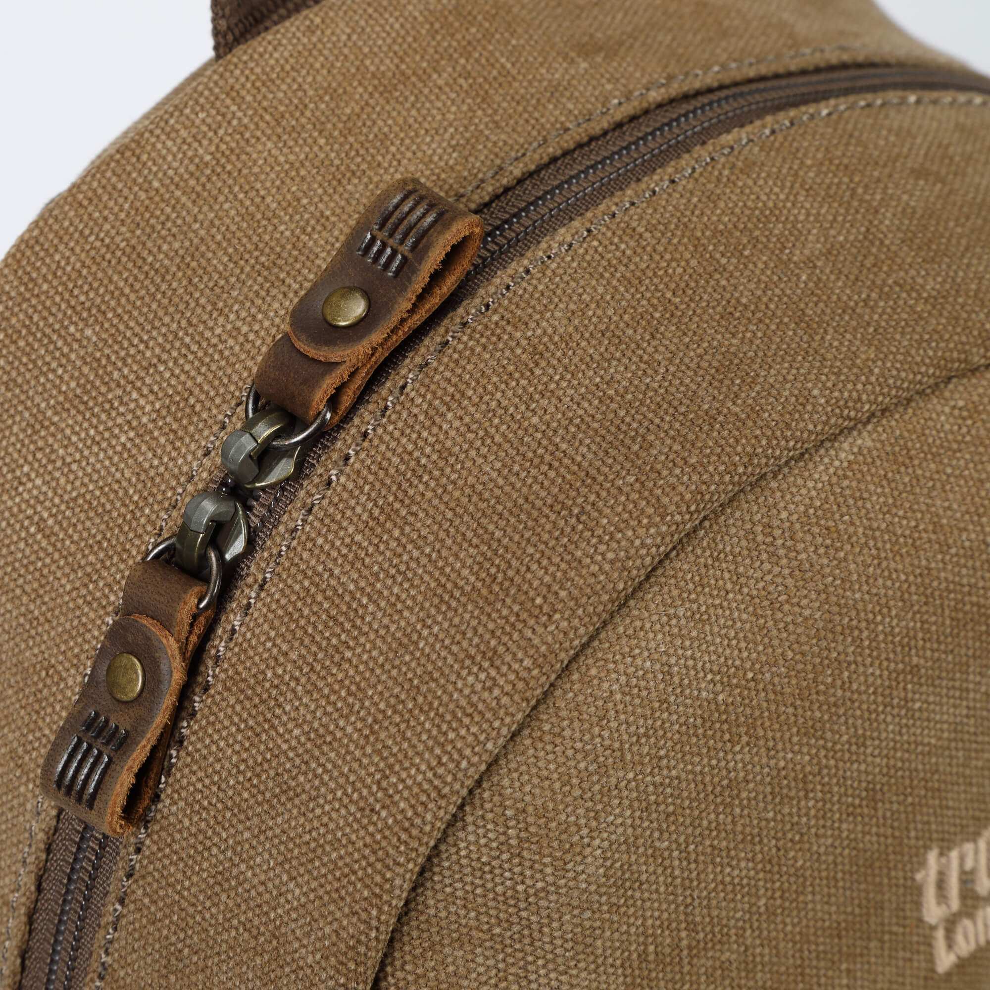 TRP0552 Troop London Classic Canvas Backpack - Small Durable School & Travel Daypack for Men & Women - Perfect for College, Commuting & Outdoor Adventures