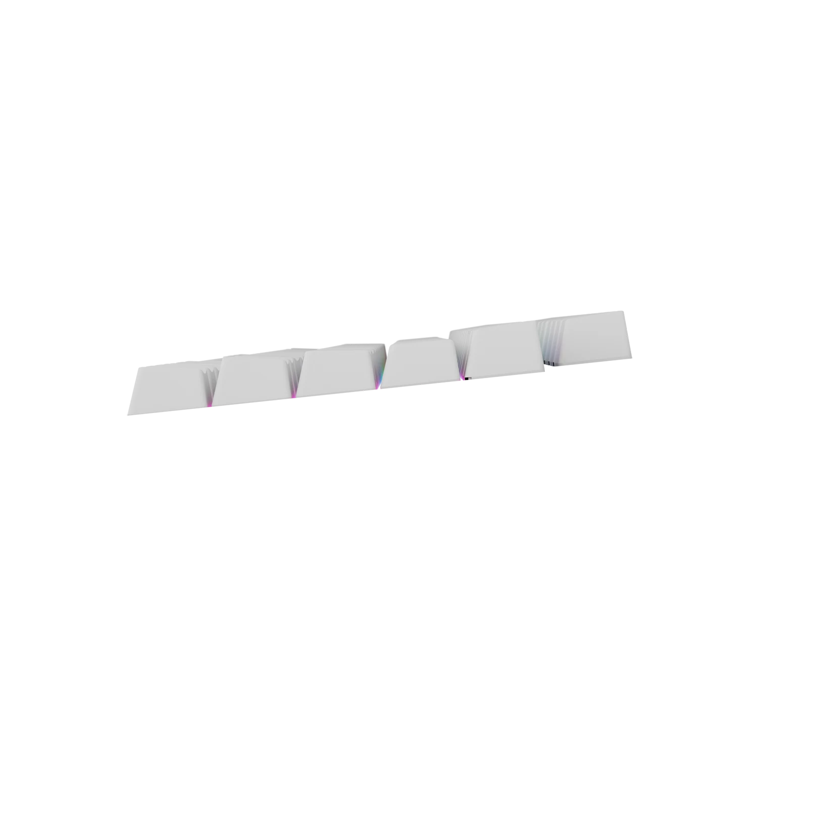 Premium White Keycaps for Mechanical Keyboards - ANSI Layout, Durable PBT Material, Cherry MX Compatible - Perfect for Gaming, Typing & Office Work