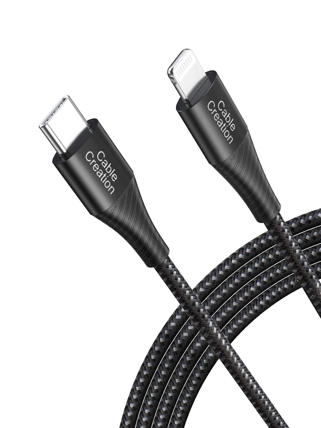 CableCreation 6FT MFi Certified USB C to Lightning Cable - Fast Charging Braided Cord for iPhone 14/13/12/11/X/XS/8 Plus & AirPods Pro - Durable Charger for Home, Office & Travel