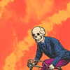 Grateful Dead x PEARL iZUMi Junior Ten Spot Quest Cycling Jersey - Kids Bike Riding Shirt for Boys & Girls - Perfect for Road Biking, Mountain Trails & Casual Wear