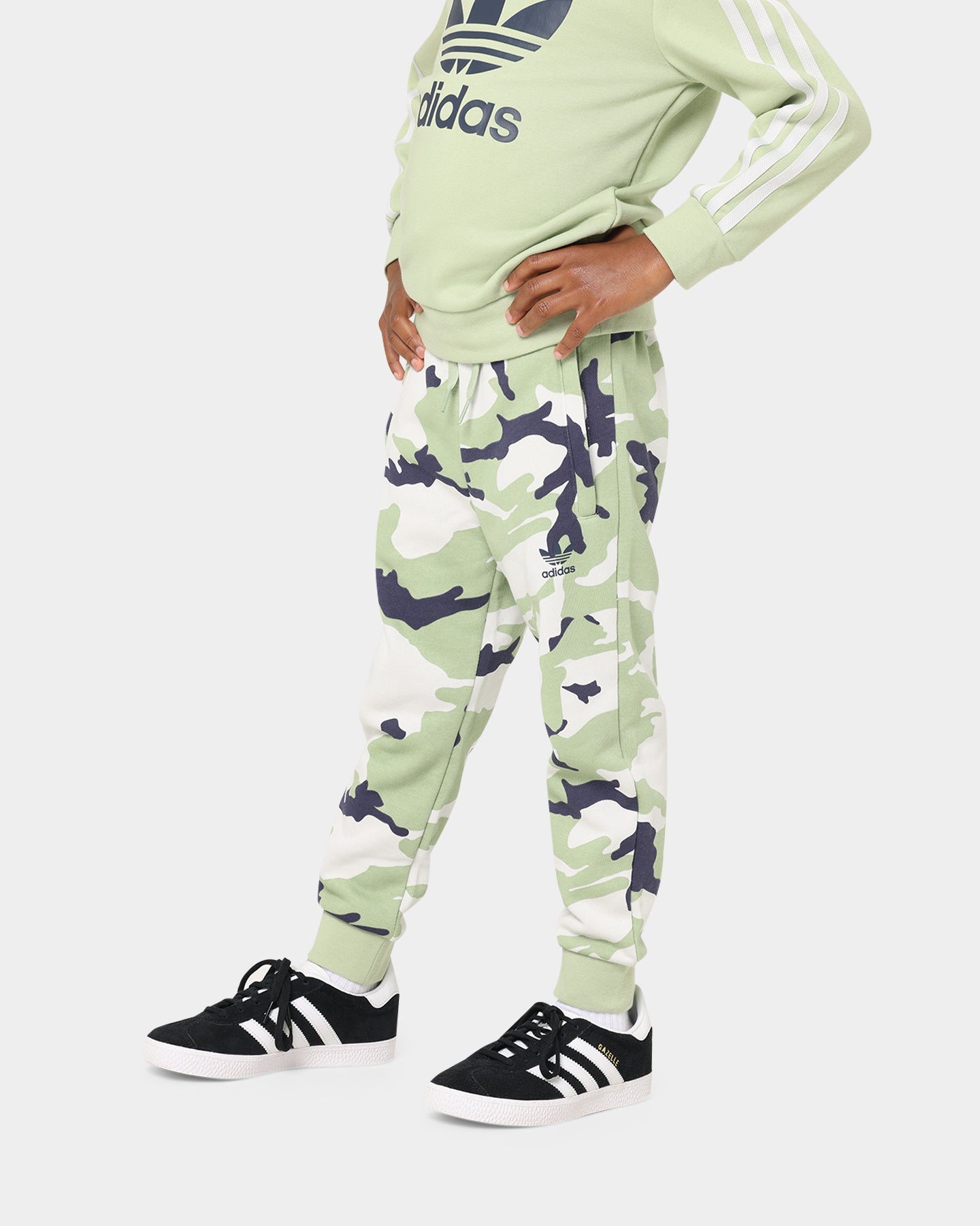 Adidas Kids' Camo Print Crew Neck T-Shirt & Shorts Set - Comfortable Athletic Outfit for Boys & Girls - Perfect for School, Sports & Playtime