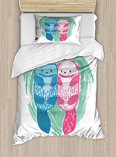Mint Green Blue Pink