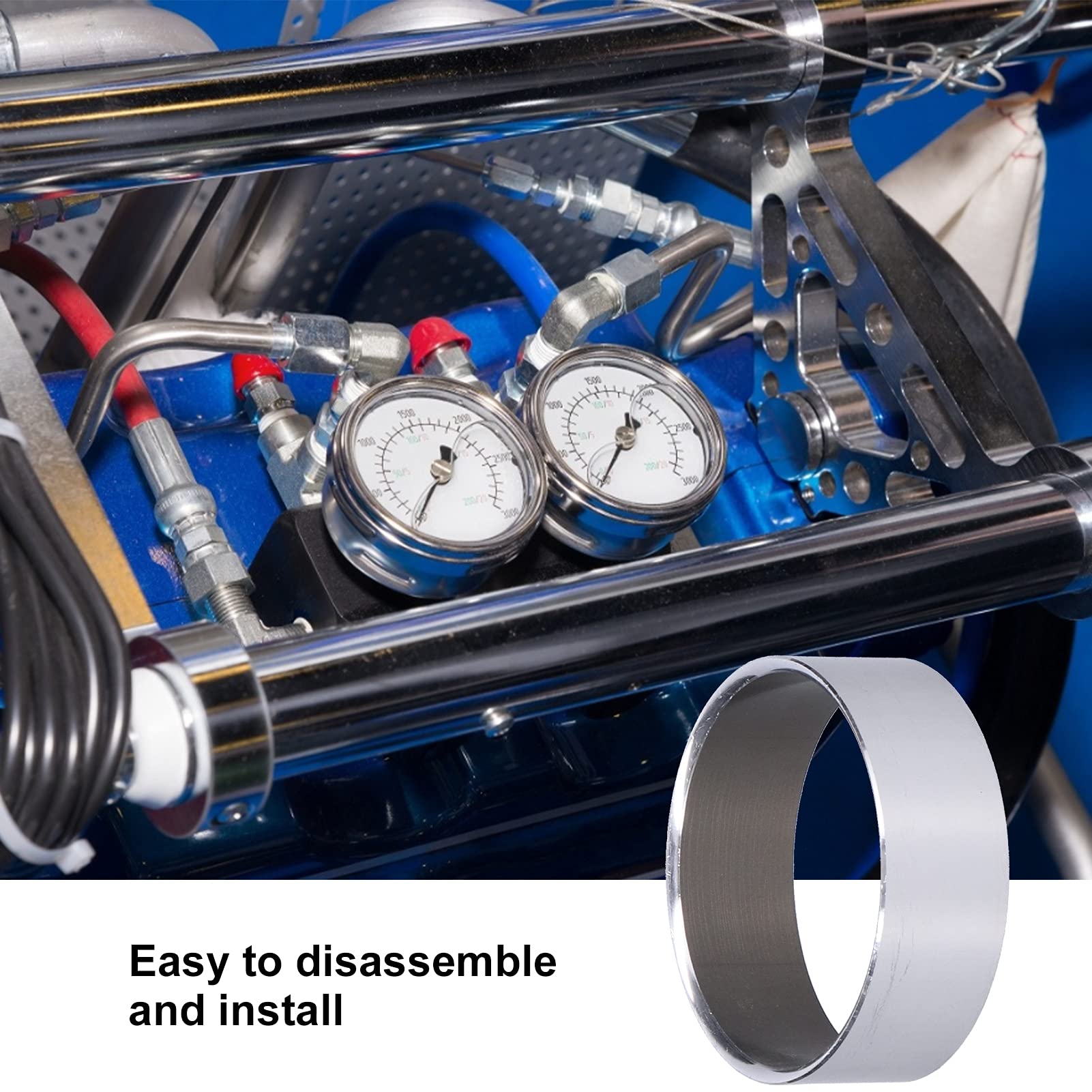 Standard Size Aluminum Alloy Cylinder Sleeve Replacement for 550W Air Compressor - Durable, Easy to Install, High Adaptability - Perfect for Workshop, Garage & Industrial Air Tools