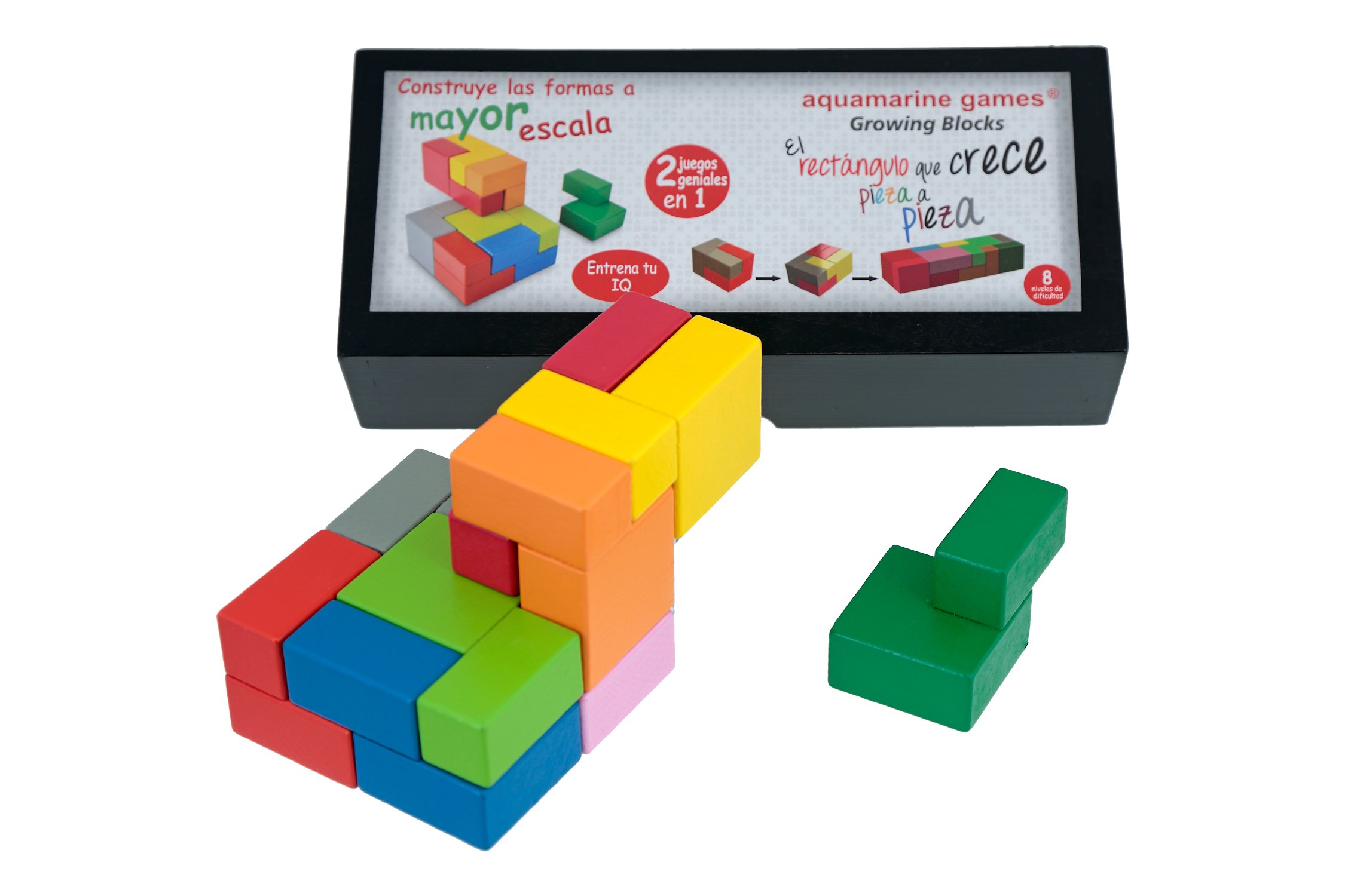 Aquamarine Games - Educational Building Blocks for Kids, STEM Learning Toy, Creative Play Set (Compudid CP038) - Perfect for Classroom, Home & Birthday Gifts