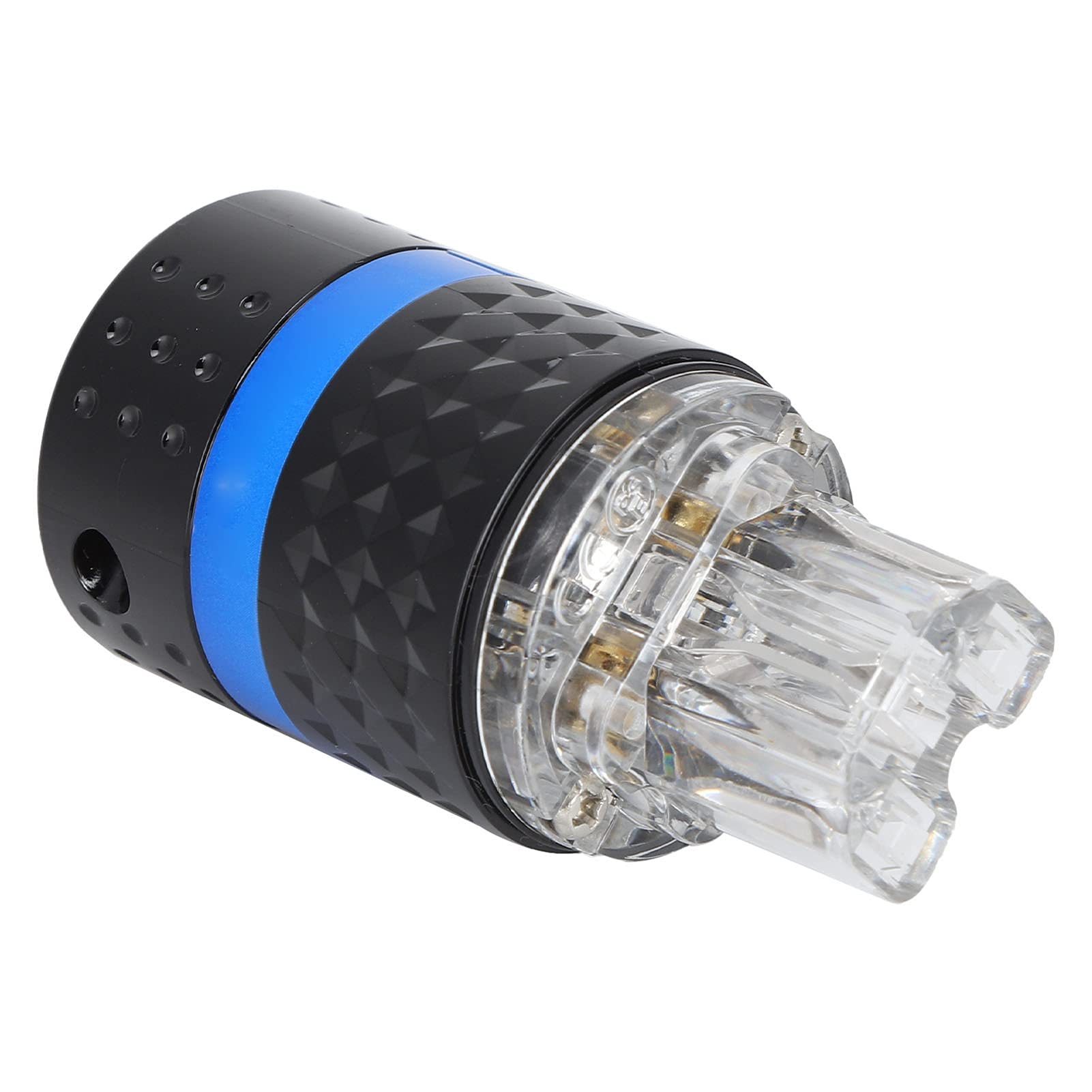 High Conductivity Pure Copper Power Plug - Noise Reduction Female Connector (F103R) for Audiovisual Equipment | Perfect for Home Theater, Studio, and Hi-Fi Audio Systems