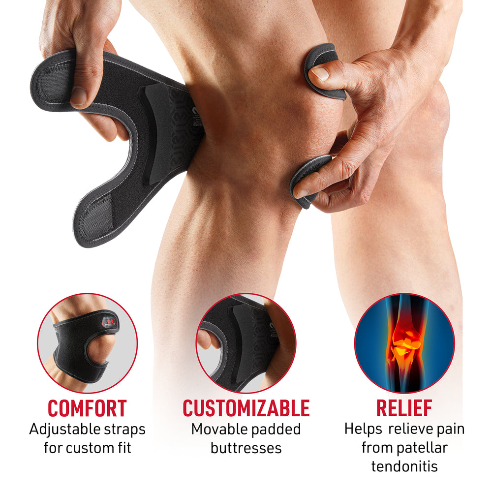Adjustable Knee Support Brace for Pain Relief & Injury Recovery - Perfect for Running, Sports & Arthritis Support