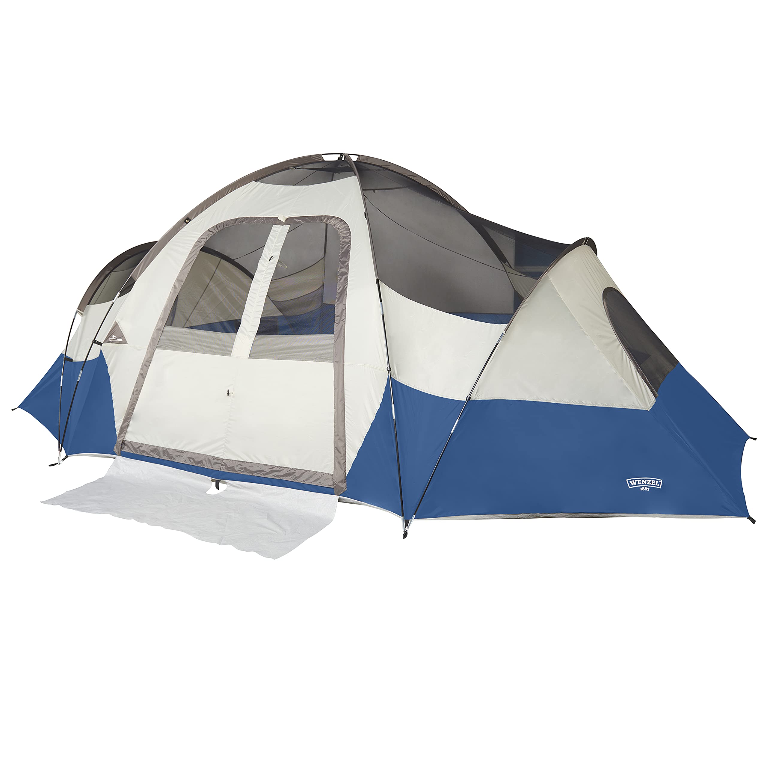 Pinyon 10-Person Modified Dome Camping Tent - Waterproof, Spacious Family Tent for Car Camping, Outdoor Adventures, Music Festivals & Backpacking | Perfect for Camping Trips, Hiking & Group Getaways