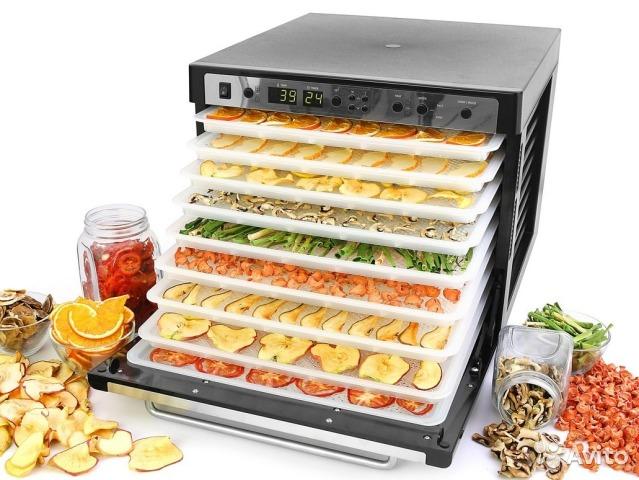 Sedona Combo Raw Food Dehydrator with Dual Fan - 9 BPA-Free Plastic Trays for Healthy Snacks, Jerky, Fruits & Vegetables - Perfect for Home Kitchen, Camping & Food Preservation
